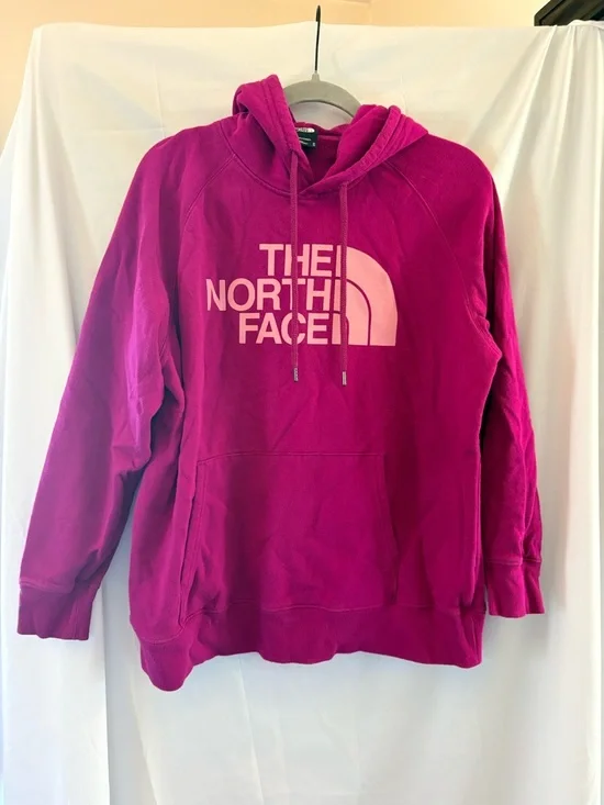 The North Face Bright Magenta Women's Hoodie XL - Picture 1 of 3